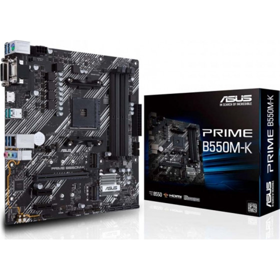 Asus PRIME B550M-K Motherboard micro ATX AM4 - (90MB14V0-M0EAY0)
