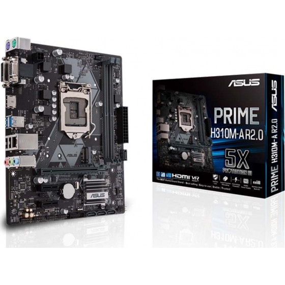 Asus PRIME H310M-A R2.0 Motherboard micro ATX 1151 - (90MB0YL0-M0ECY0)