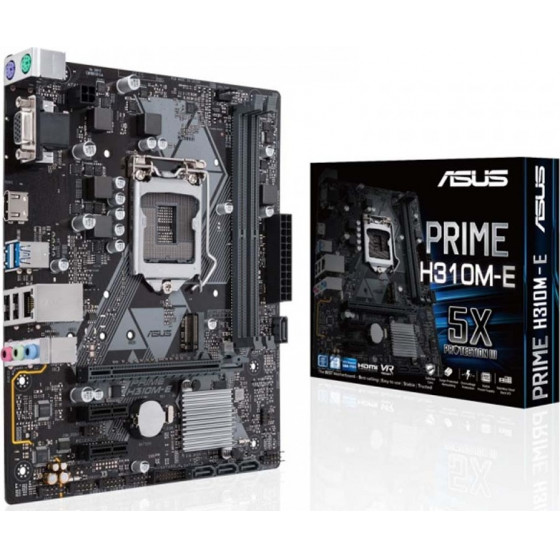 Asus PRIME H310M-E R2.0 Motherboard micro ATX 1151 - (90MB0Z20-M0EAY0)