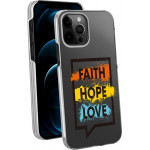 Vivanco Special Edition Faith Hope Love Cover Iphone 12 / 12 Pro Backcover - (62512)