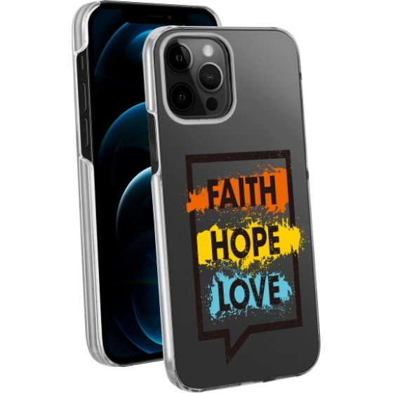 Vivanco Special Edition Faith Hope Love Cover Iphone 12 / 12 Pro Backcover - (62512)