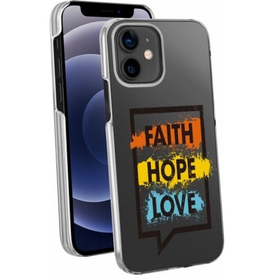 Vivanco Special Edition Faith Hope Love Cover Iphone 12 Mini Backcover - (62507)