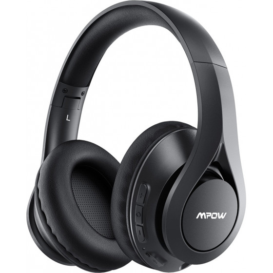 MPOW headphones 059 Lite BH451B wireless & wired, BT 4.1, ����� - (MPBH451BB)
