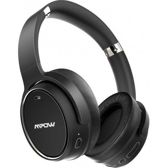 MPOW headphones H19 BH329B wireless & wired, ANC, BT 5.0, ����� - (MPBH329BB)