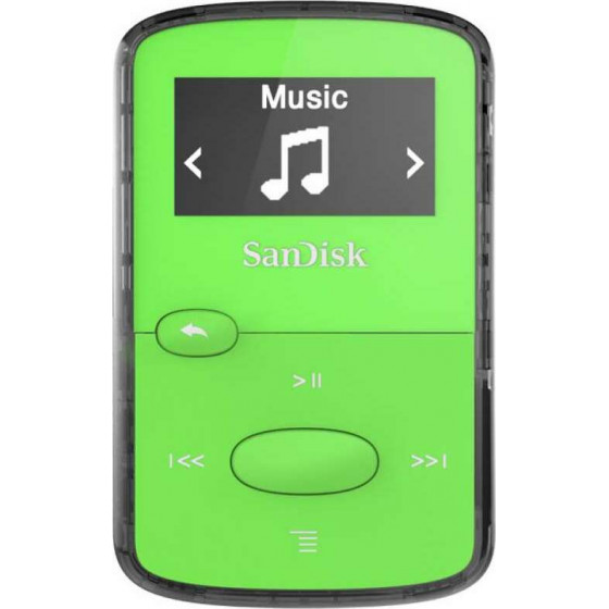 SanDisk MP3 Player SDMX26-008G-E46G ,Clip JAM Green