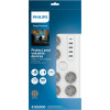 Philips ��������� ��������� 6 ������ �� 1 USB Type-C 15 W ��� 4 USB Type-A 20 W - (SPN7060WA/GRS)
