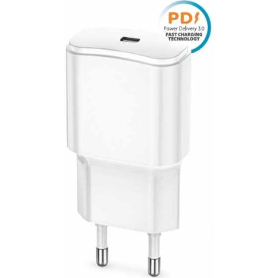 Forever Travel Charger Type C PD 20W 3A White - (FTCPD20W)