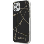 Guess Faceplate Iphone 12 / 12 PRO black GUHCP12MPCUCHBK backcover - (GUHCP12MPCUCHB)