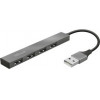 TRUST Halyx Aluminium 4-Port Mini USB2.0 Hub - (23786)