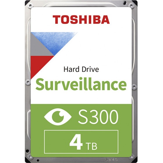 Toshiba S300 Surveillance Hard Drive 3.5 4TB (SMR) - (HDWT740UZSVA)