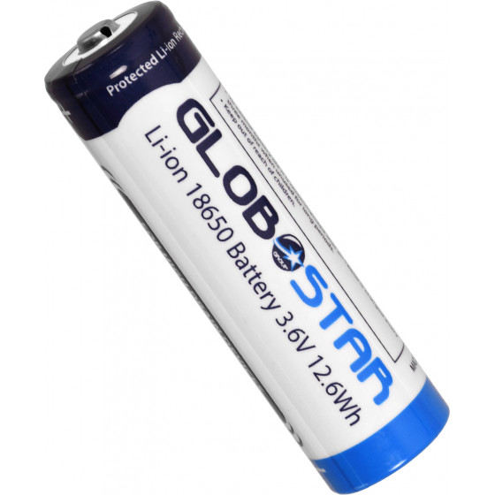 GloboStar ���������������� �������� ������ 18650 3600mAh Li-ion 3.6V 12.6Wh �� Overcharge / Discharge ��������� - (79093)