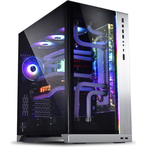 Lian Li PC-O11 Dynamic XL ROG Certify Silver - Black E-ATX / ATX / M-ATX (steel & aluminium) PC Case - (G99.O11DXL-A.00)