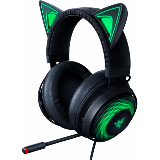 Razer KRAKEN KITTY BLACK - Chroma USB Gaming Headset - (RZ04-02980100-R3M1)