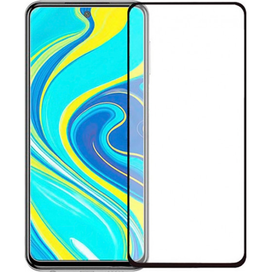 Powertech Tempered Glass 5D full glue Xiaomi Redmi Note 9 Pro ����� - (TGC-0399)