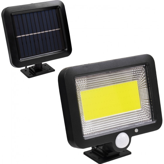 GloboStar ��������� ������� ��������� LED 100 COB 20W 1200lm �� ������������ �������� 2400mAh - ������������ ����� �� ��������� ������-������ - PIR ��������� ������� ��������� IP65 ����� ����� 6000K - (71460)