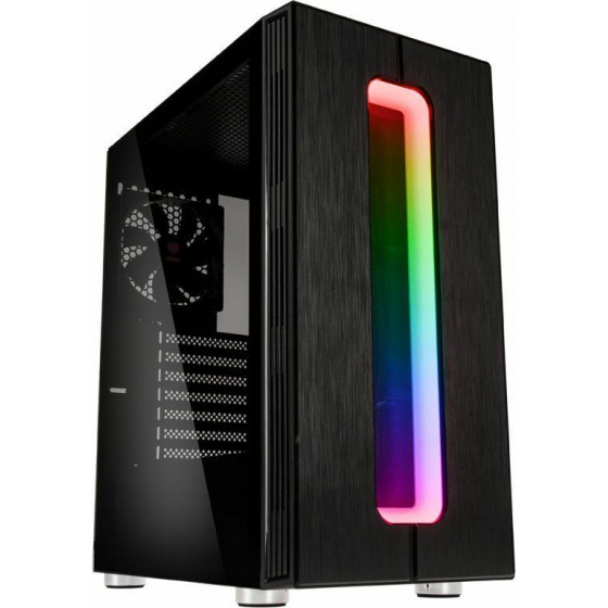 Kolink Nimbus RGB Midi-Tower, Tempered Glass PC Case - black - (GEKL-048)