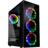 Kolink Observatory Lite RGB Midi-Tower - Tempered Glass - Black - (GEKL-065)