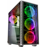 Kolink Observatory RGB Midi-Tower, Tempered Glass PC Case - white Window - (GEKL-037)