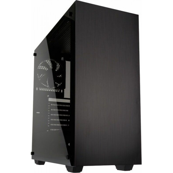 Kolink Stronghold Midi-Tower, Tempered Glass PC Case - black - (GEKL-034)
