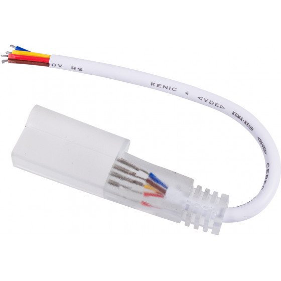 GloboStar ������� ����������� ��� OVALE 120� Degree Neon Flex LED 24V RGB 4 Pin ��������� IP68 - (70614)