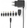 Nedis Universal AC Power Adapter Euro / Type-C (CEE 7/16) 12.5W 5VDC Black - (ACPA111)