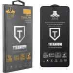 IDOL 1991 TEMPERED GLASS IPHONE 13 PRO / IPHONE 13 6.1 9H 0.25mm TITANIUM SEMI CURVED FULL GLUE BLACK - (5205308294747)