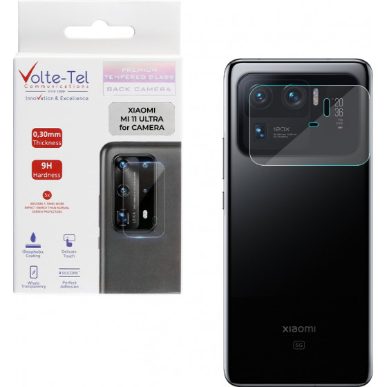 VOLTE-TEL TEMPERED GLASS XIAOMI MI 11 ULTRA 6.81 9H 0.30mm FOR CAMERA - (5205308295089)