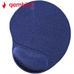 GEMBIRD GEL MOUSE PAD WITH WRIST REST BLUE - (MP-GEL-B)