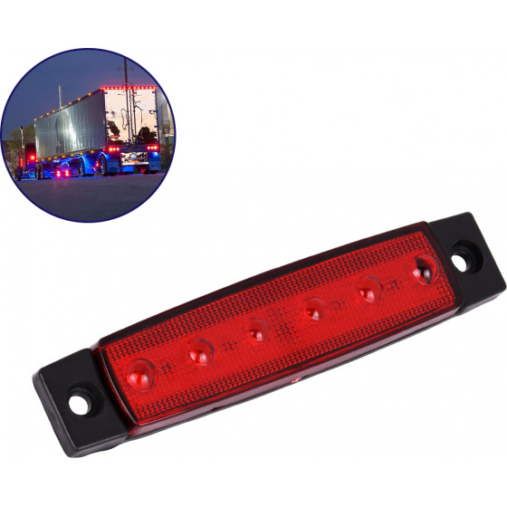 GloboStar �������� ���� ����� �������� LED 6 SMD 2835 DC 10-30V �������� PVC ��������� IP66 ������� - (79901)
