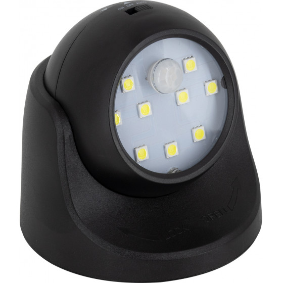 GloboStar ����� ��������� ��������� �� ����� ������� LED SMD 3W 300lm �� ��������� ������-������ ��� PIR ��������� ������� ����� ����� 6000K - (79001)