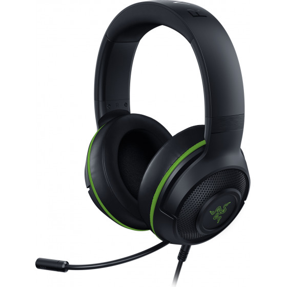 Razer KRAKEN X GREEN - PC/PS4/PS5/XBOX Wired Audio Jack Gaming Headset - (RZ04-02890400-R3M1)