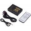 POWERTECH HDMI Amplifier Switch 5 in 1 , 4K, 3D, Remote Control - (PTH-052)