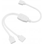 GloboStar Connector 1 �� 2 ��� ������ LED 7.2 & 14.4 Watt RGB - (70694)
