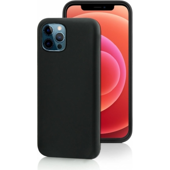Fonex Tpu Case 0.6mm Iphone 12 PRO MAX Black Backcover - (BLK1496B)