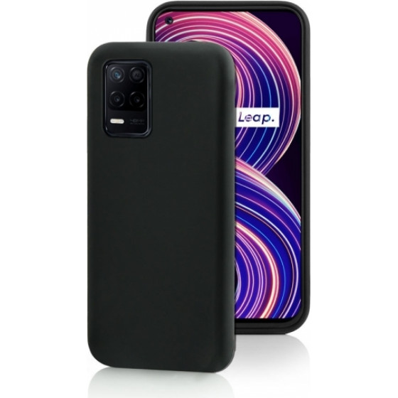 Fonex Tpu Case 0.6mm Realme 8 5G Black Backcover - (BLK1574B)