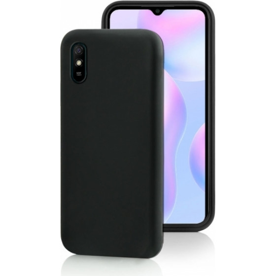 Fonex Tpu Case 0.6mm Xiaomi Redmi 9A Black Backcover - (BLK1502B)