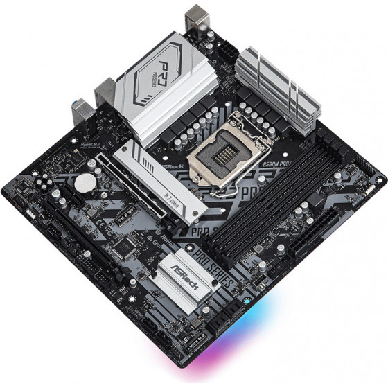 Asrock ������� B560M Pro 4 4x DDR4 s1200 USB 3.2 mATX - (B560M-PRO4)