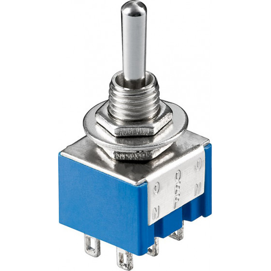 GOOBAY ��������� 6-pin, ON-OFF-ON, 3A 250V, 5��� - (10023)