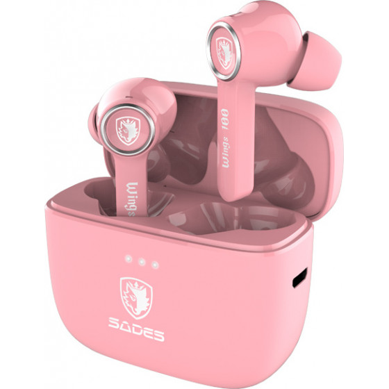 Sades gaming earphones Wings 100 �� ���� �������� True Wireless ��� - (TWS01-PK)