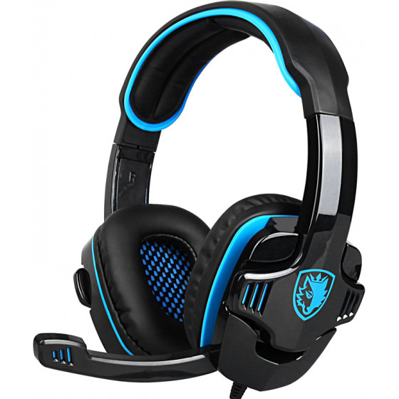 Sades gaming headset SA-708GT 3.5mm 40mm ���� - (SA-708GT-BL)