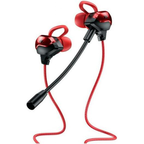 WK Gaming Earphones Red - (ET-Y30)