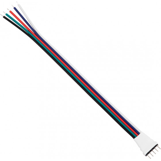 GloboStar RGB+W Connector �� 15cm ������� 5 PIN - (70696)