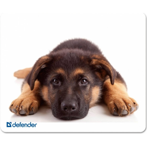 Defender Mousepad Silk 230X190X1.6mm (PUPPY) - (50706-03)