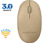ALCATROZ BLUETOOTH 3.0/WIRELESS 2.4G MOUSE PEBBLE AIR DESERT - (PAD)