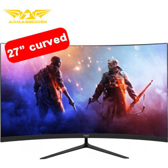 ARMAGGEDDON PIXXEL+ PROFFESIONAL GAMING CURVED MONITOR XC27HD - (XC27HD)
