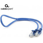 CABLEXPERT CAT5E UTP PATCH CORD 0,5M BLUE - (PP12-0.5M/B)