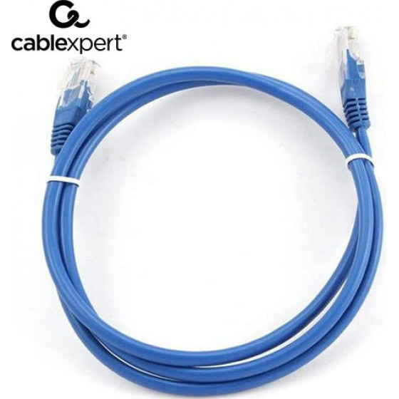 CABLEXPERT CAT5E UTP PATCH CORD 1M BLUE - (PP12-1M/B)
