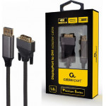Cablexpert Displayport To Dvi Adapter Cable Premium Series 4k 1.8m Retail Pack - (CC-DPM-DVIM-4K-6)