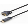 Cablexpert Displayport To Dvi Adapter Cable Premium Series 4k 1.8m Retail Pack - (CC-DPM-DVIM-4K-6)