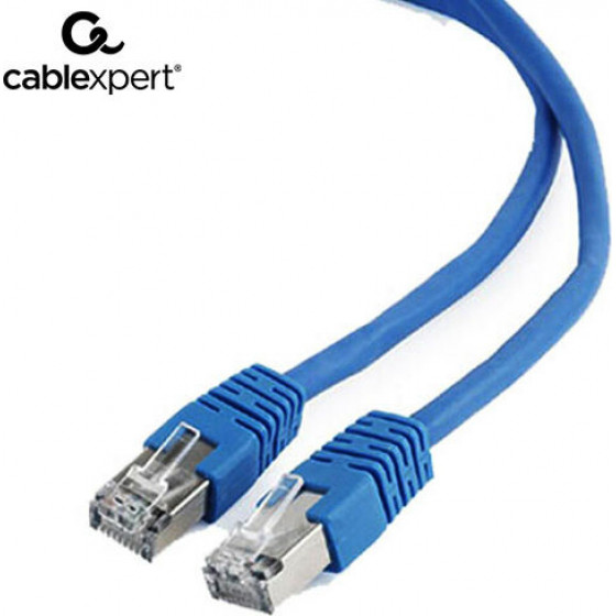 CABLEXPERT FTP CAT6 PATCH CORD BLUE 0,5M - (PP6-0.5M/B)
